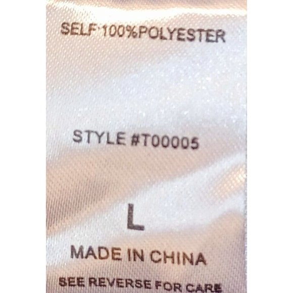 LOVE SONG WOMEN'S TOP-Fringe Multicolor Halter Gold Chain Geometric- Large - Picture 9 of 10